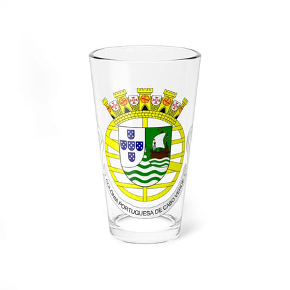 Coat of arms of Cape Verde 1935-1951 (Cape Verde) (Coat of Arms) Pint Glass 16oz 16oz - Go Mug Yourself