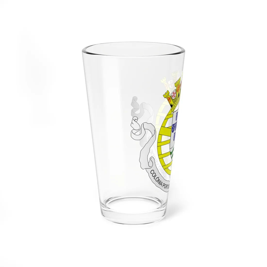Coat of arms of Cape Verde 1935-1951 (Cape Verde) (Coat of Arms) Pint Glass 16oz - Go Mug Yourself