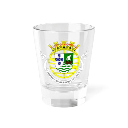 Coat of arms of Cape Verde 1935-1951 (Cape Verde) (Coat of Arms) Shot Glass 1.5oz 1.5oz - Go Mug Yourself