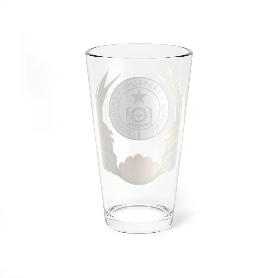 Coat of arms of Cape Verde 1975-1992 (Cape Verde) (Coat of Arms) Pint Glass 16oz - Go Mug Yourself