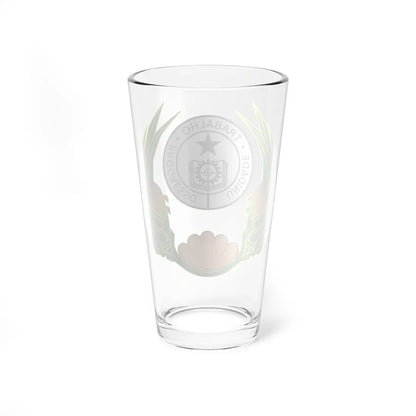 Coat of arms of Cape Verde 1975-1992 (Cape Verde) (Coat of Arms) Pint Glass 16oz - Go Mug Yourself