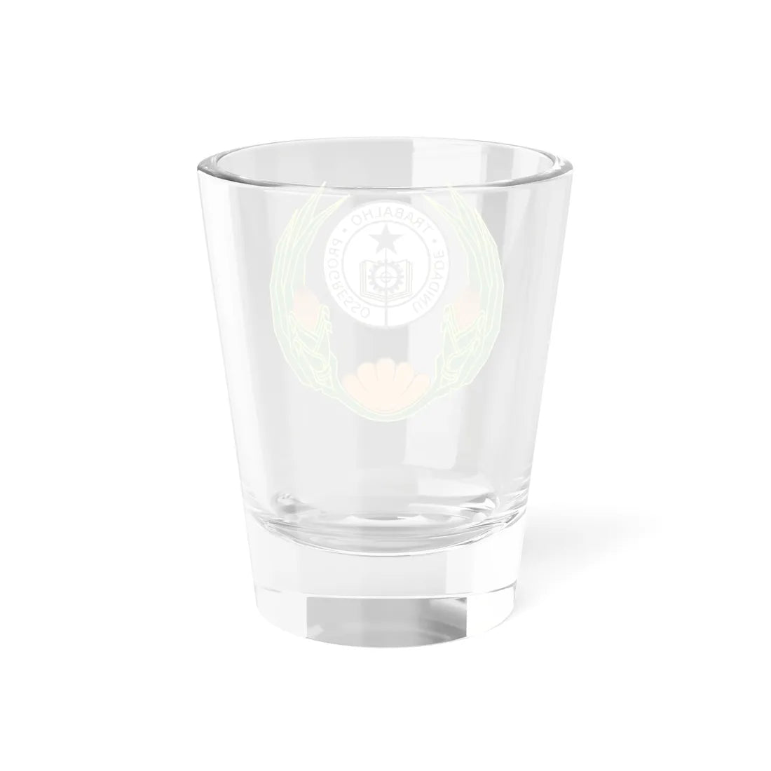 Coat of arms of Cape Verde 1975-1992 (Cape Verde) (Coat of Arms) Shot Glass 1.5oz - Go Mug Yourself