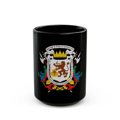 Coat of arms of Caracas - Black Coffee Mug-15oz-Go Mug Yourself