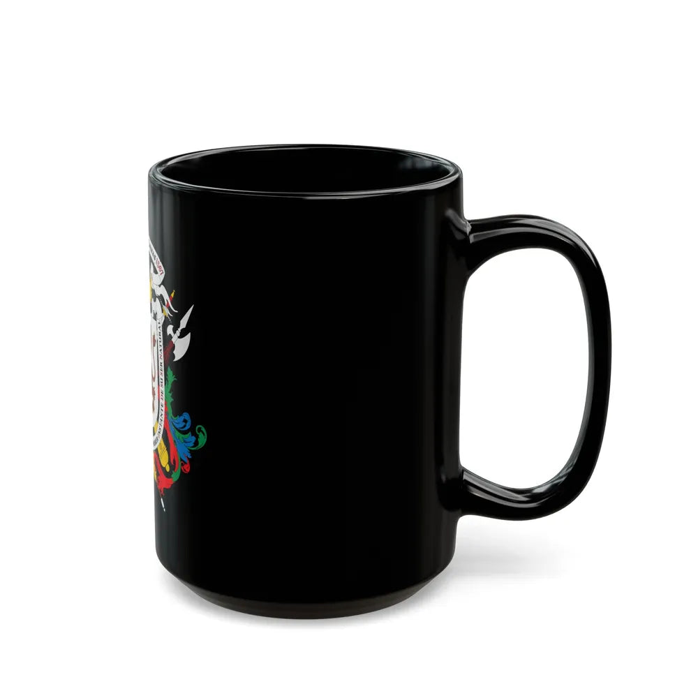 Coat of arms of Caracas - Black Coffee Mug-Go Mug Yourself