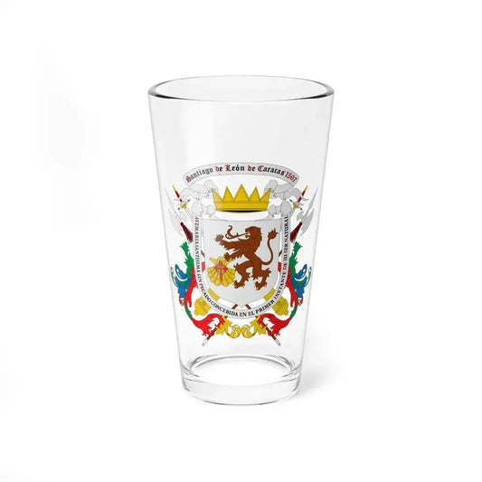 Coat of arms of Caracas - Pint Glass 16oz 16oz - Go Mug Yourself