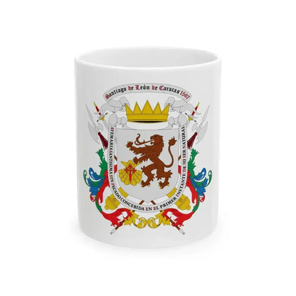 Coat of arms of Caracas - White Coffee Mug 11oz - Go Mug Yourself