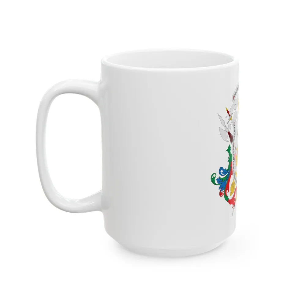 Coat of arms of Caracas - White Coffee Mug-Go Mug Yourself