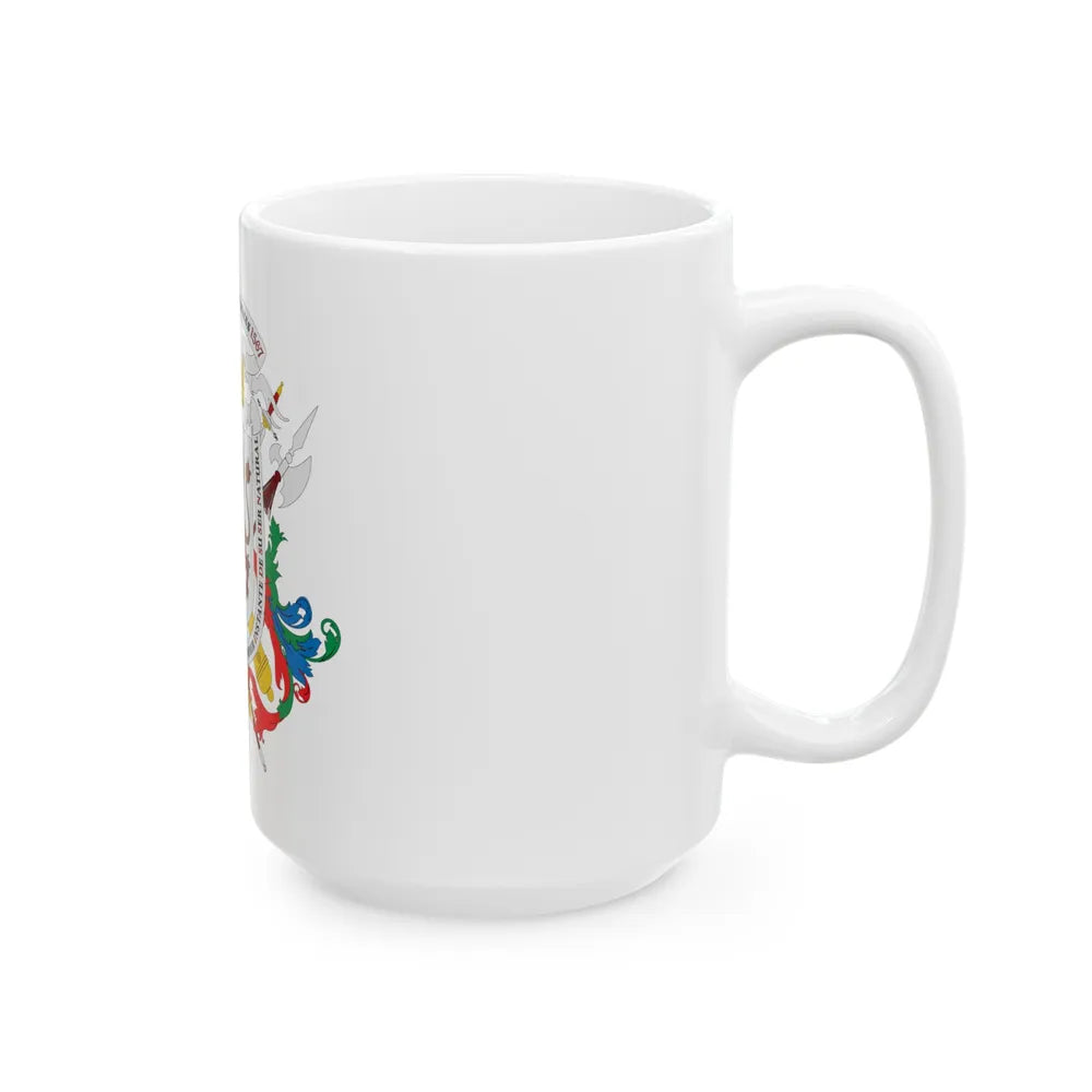 Coat of arms of Caracas - White Coffee Mug-Go Mug Yourself