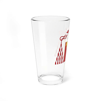 Coat of arms of Cardinal Bentivoglio (Italy) (Coat of Arms) Pint Glass 16oz - Go Mug Yourself