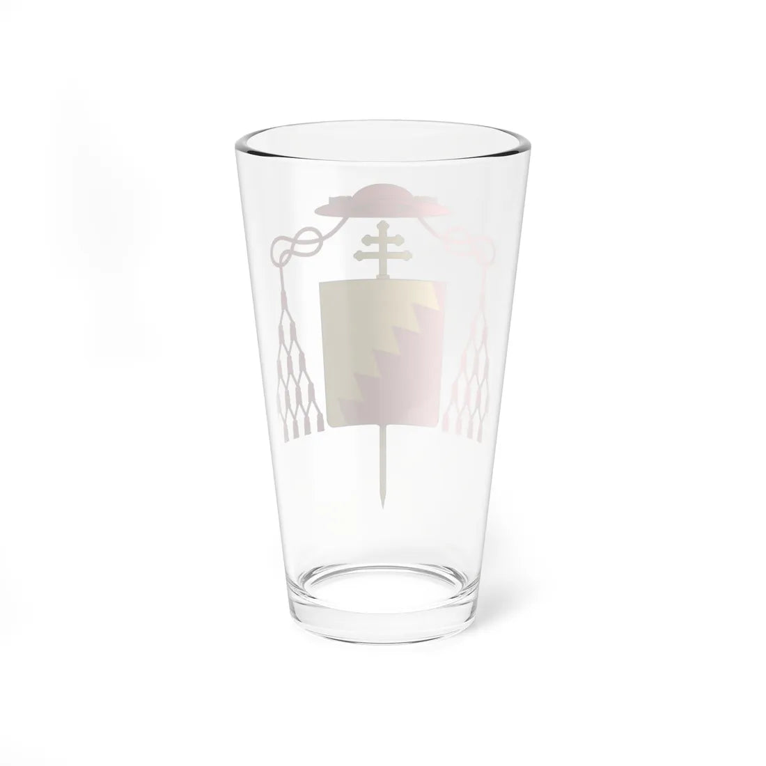 Coat of arms of Cardinal Bentivoglio (Italy) (Coat of Arms) Pint Glass 16oz - Go Mug Yourself