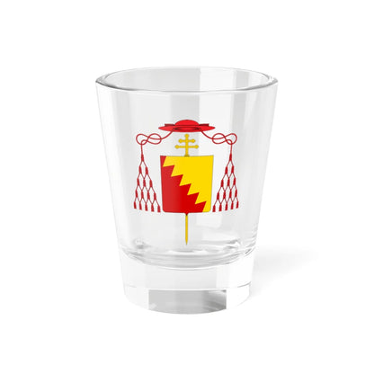 Coat of arms of Cardinal Bentivoglio (Italy) (Coat of Arms) Shot Glass 1.5oz 1.5oz - Go Mug Yourself