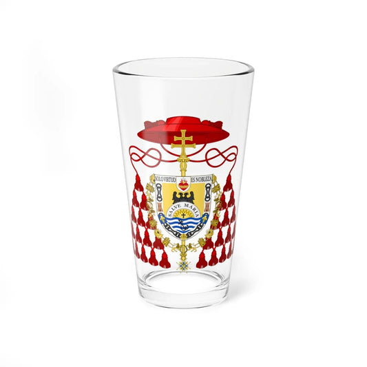 Coat of Arms of Cardinal Pedro Segura (Spain) (Coat of Arms) Pint Glass 16oz 16oz - Go Mug Yourself