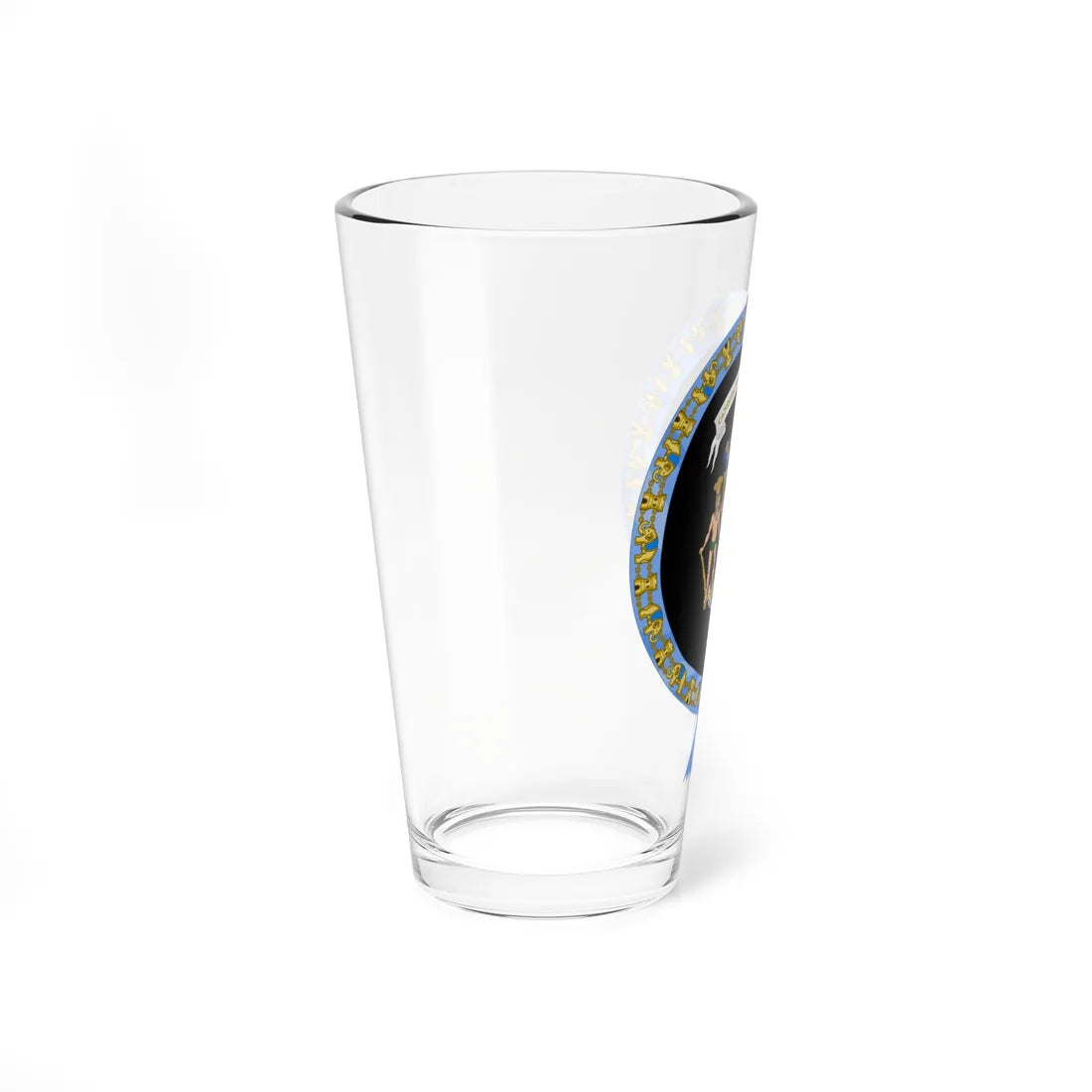 Coat of Arms of Carl Gustaf Emil Mannerheim Order of the Elephant Variant (Denmark) (Coat of Arms) Pint Glass 16oz - Go Mug Yourself