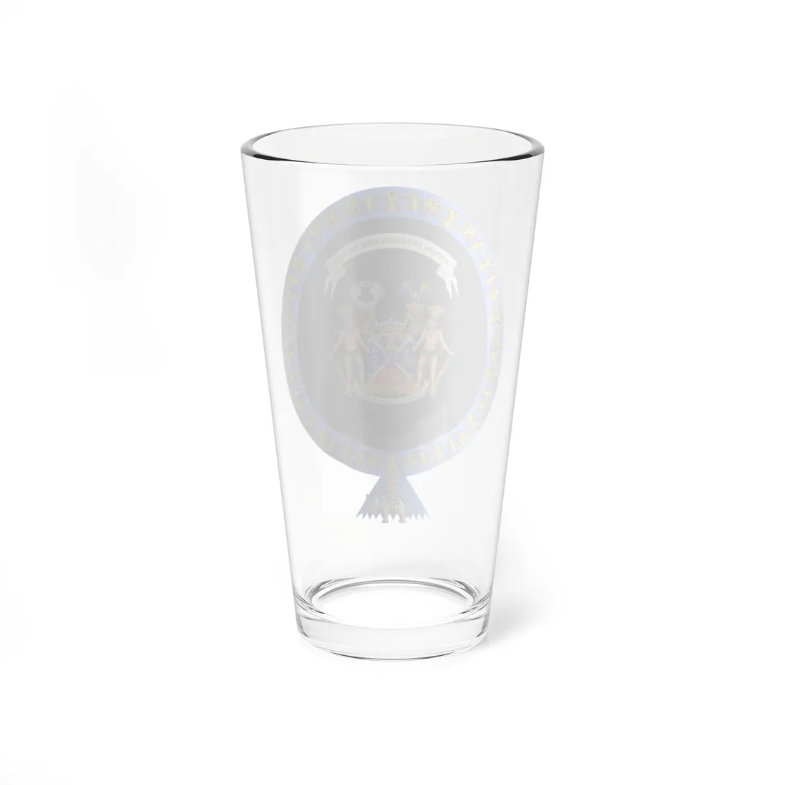 Coat of Arms of Carl Gustaf Emil Mannerheim Order of the Elephant Variant (Denmark) (Coat of Arms) Pint Glass 16oz - Go Mug Yourself