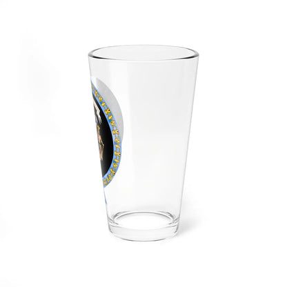 Coat of Arms of Carl Gustaf Emil Mannerheim Order of the Elephant Variant (Denmark) (Coat of Arms) Pint Glass 16oz - Go Mug Yourself