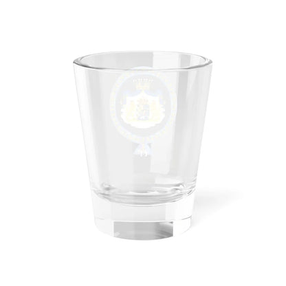 Coat of arms of Carl XVI Gustaf Order of the Elephant Variant (Denmark) (Coat of Arms) Shot Glass 1.5oz - Go Mug Yourself