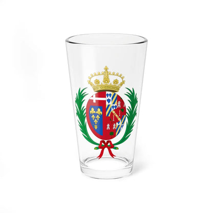 Coat of Arms of Carmen Duchess of Cádiz (Spain) (Coat of Arms) Pint Glass 16oz 16oz - Go Mug Yourself