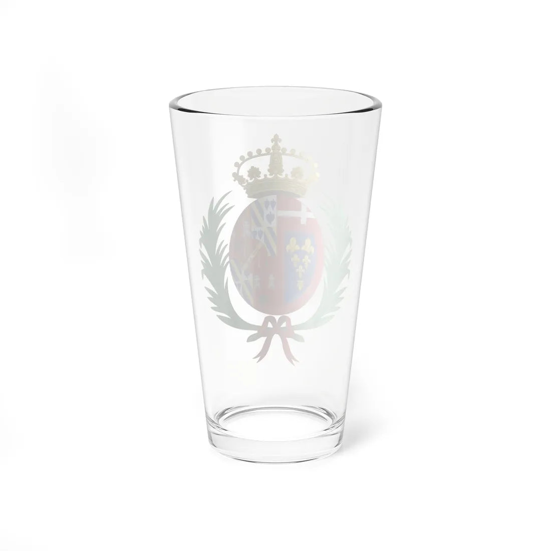 Coat of Arms of Carmen Duchess of Cádiz (Spain) (Coat of Arms) Pint Glass 16oz - Go Mug Yourself