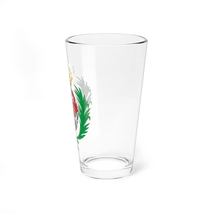 Coat of Arms of Carmen Duchess of Cádiz (Spain) (Coat of Arms) Pint Glass 16oz - Go Mug Yourself