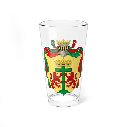 Coat of Arms of Cartagena de Indias - Colonial (Colombia) (Coat of Arms) Pint Glass 16oz 16oz - Go Mug Yourself