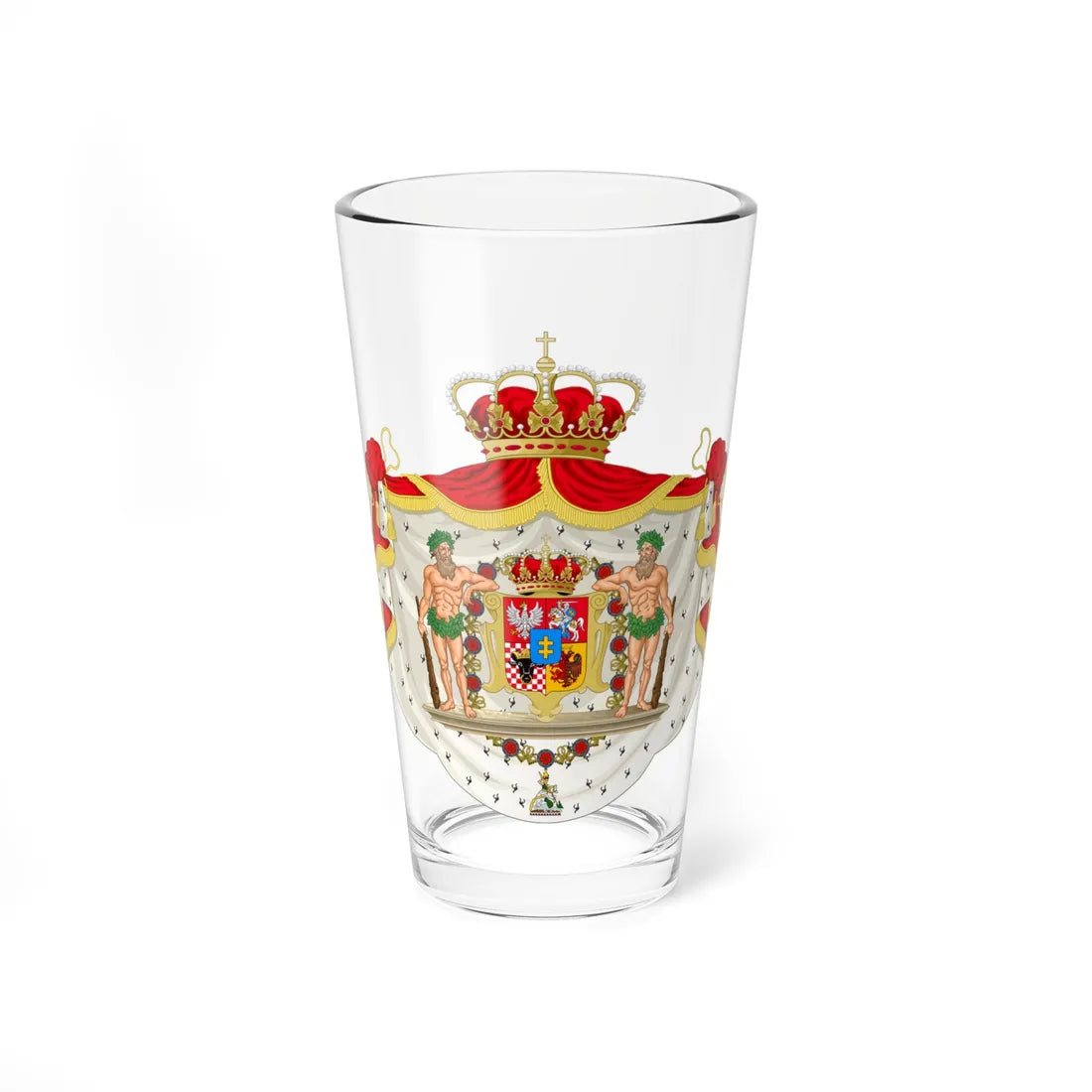 Coat of Arms of Casimir Jagiellon as king of Poland (Lithuania) (Coat of Arms) Pint Glass 16oz 16oz - Go Mug Yourself
