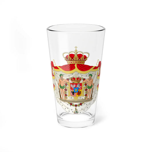 Coat of Arms of Casimir Jagiellon as king of Poland (Lithuania) (Coat of Arms) Pint Glass 16oz 16oz - Go Mug Yourself
