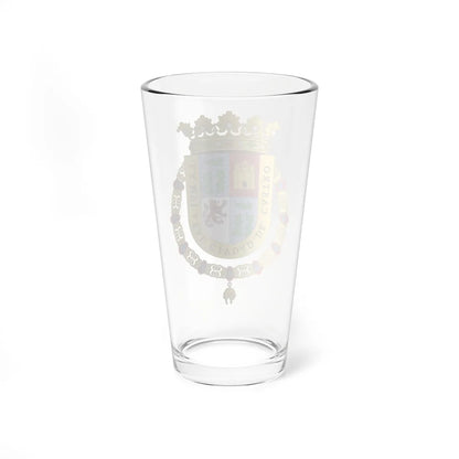 Coat of Arms of Castro Chile corrections of heraldist requests (Chile) (Coat of Arms) Pint Glass 16oz - Go Mug Yourself