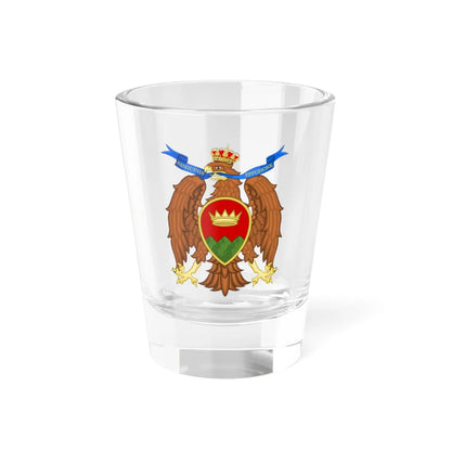 Coat of arms of Catanzaro (Italy) (Coat of Arms) Shot Glass 1.5oz 1.5oz - Go Mug Yourself