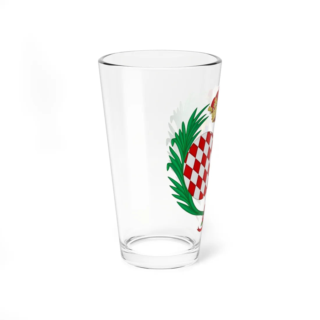 Coat of Arms of Catherine Charlotte Princess of Monaco (Spain) (Coat of Arms) Pint Glass 16oz - Go Mug Yourself