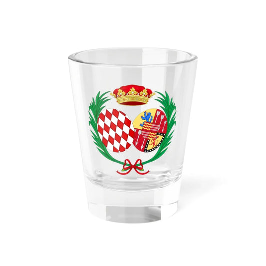 Coat of Arms of Catherine Charlotte Princess of Monaco (Spain) (Coat of Arms) Shot Glass 1.5oz 1.5oz - Go Mug Yourself