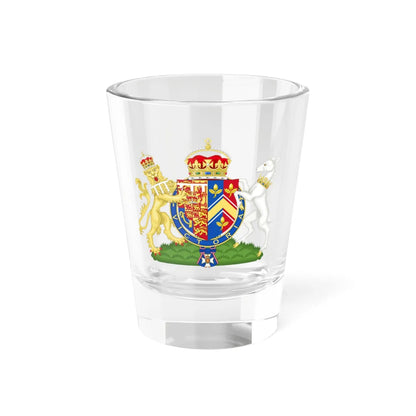 Coat of arms of Catherine Princess of Wales (United Kingdom) (Coat of Arms) Shot Glass 1.5oz 1.5oz - Go Mug Yourself