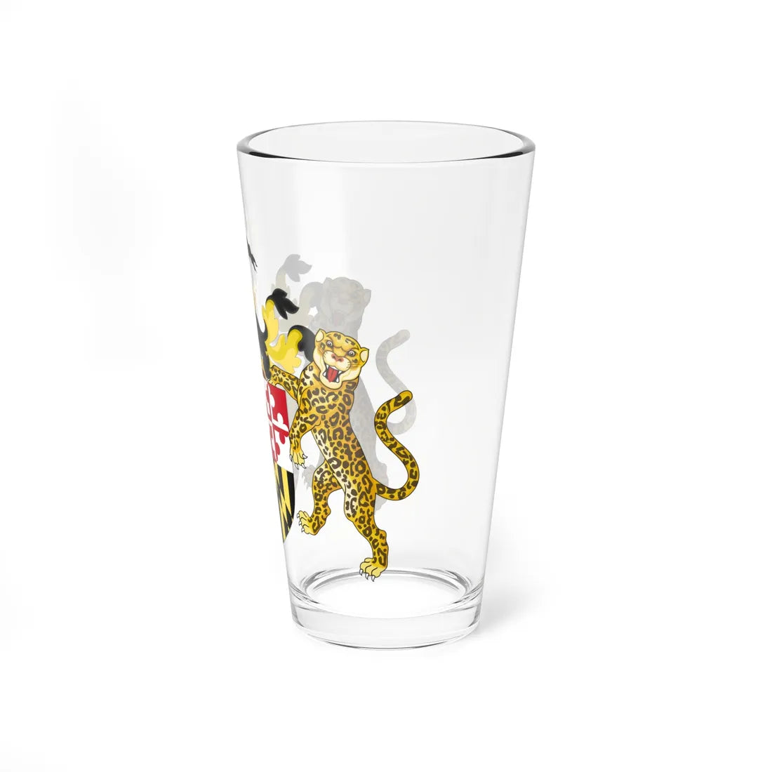 Coat of Arms of Cecil Calvert Baron Baltimore (United States) (Coat of Arms) Pint Glass 16oz - Go Mug Yourself