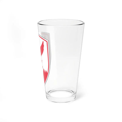 Coat of arms of Centar Municipality Macedonia (North Macedonia) (Coat of Arms) Pint Glass 16oz - Go Mug Yourself