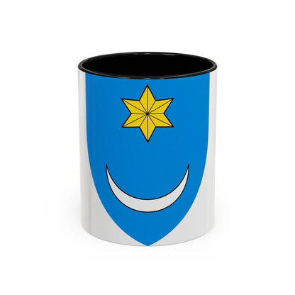 Coat of Arms of Central Croatia - Accent Coffee Mug 11oz Black - Go Mug Yourself