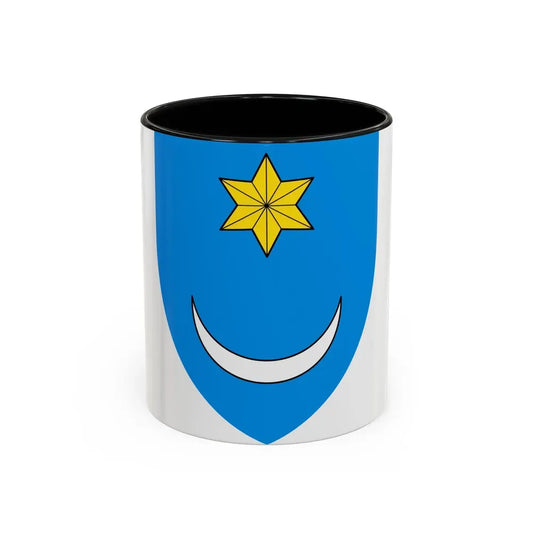 Coat of Arms of Central Croatia - Accent Coffee Mug 11oz Black - Go Mug Yourself
