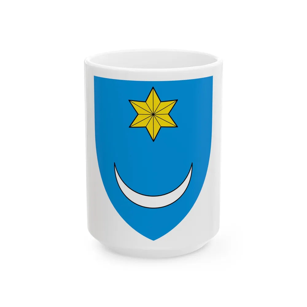 Coat of Arms of Central Croatia - White Coffee Mug-15oz-Go Mug Yourself