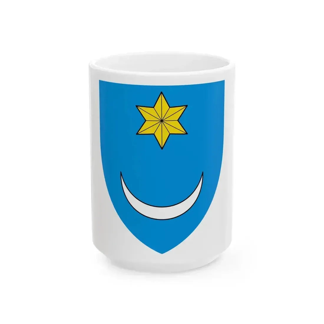 Coat of Arms of Central Croatia - White Coffee Mug 15oz - Go Mug Yourself
