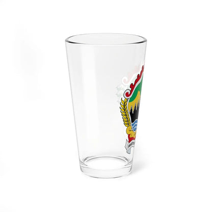 Coat of arms of Central Java (Indonesia) (Coat of Arms) Pint Glass 16oz - Go Mug Yourself