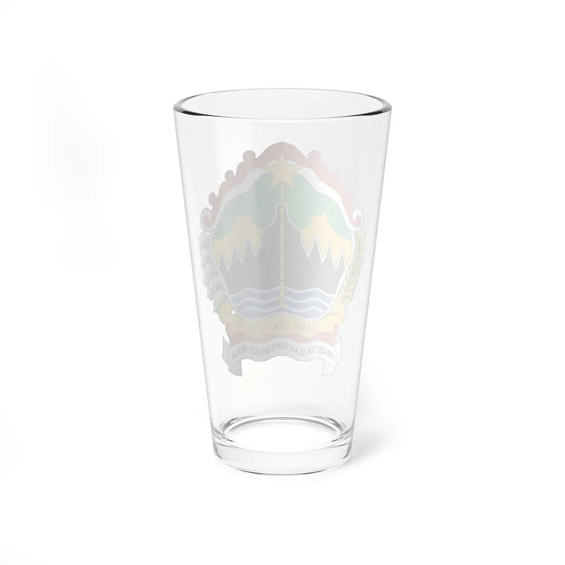 Coat of arms of Central Java (Indonesia) (Coat of Arms) Pint Glass 16oz - Go Mug Yourself