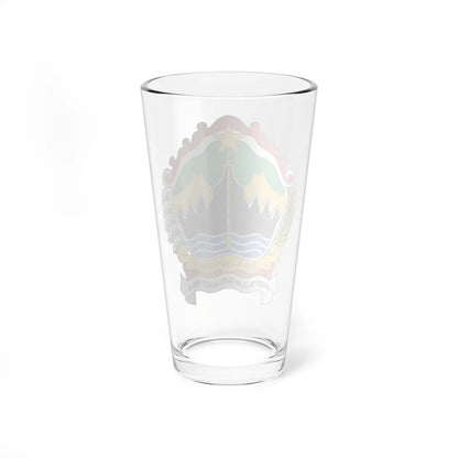 Coat of arms of Central Java (Indonesia) (Coat of Arms) Pint Glass 16oz - Go Mug Yourself