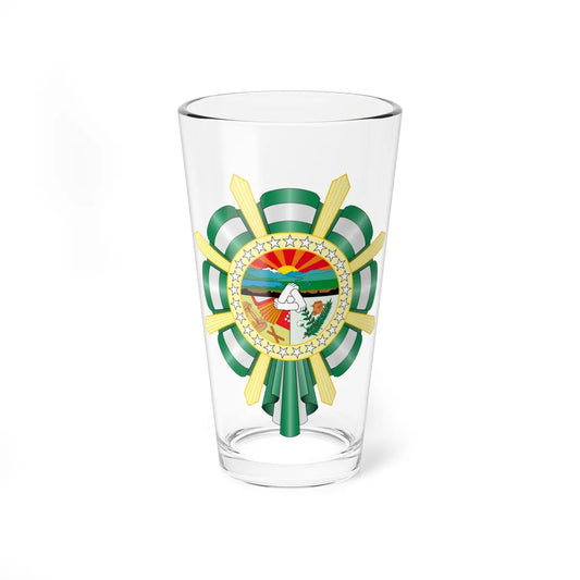 Coat of arms of Cesar Colombia (Colombia) (Coat of Arms) Pint Glass 16oz 16oz - Go Mug Yourself