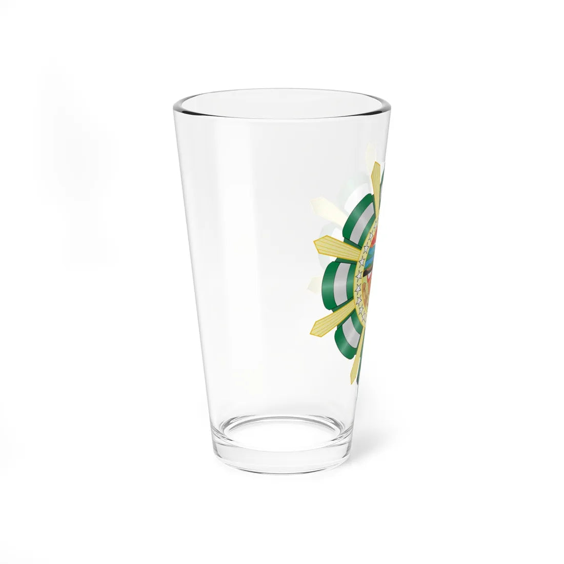 Coat of arms of Cesar Colombia (Colombia) (Coat of Arms) Pint Glass 16oz - Go Mug Yourself