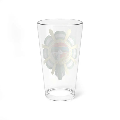 Coat of arms of Cesar Colombia (Colombia) (Coat of Arms) Pint Glass 16oz - Go Mug Yourself