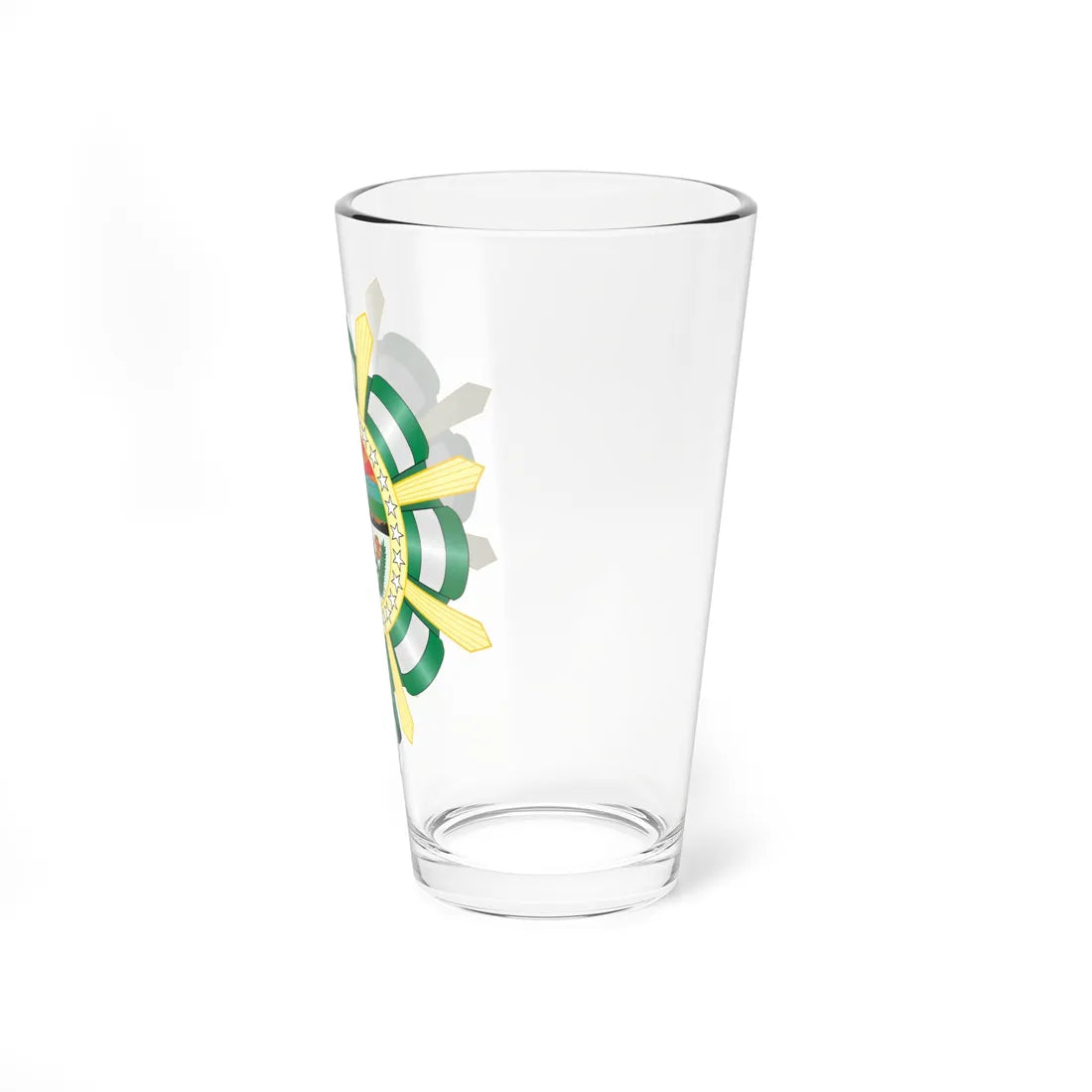 Coat of arms of Cesar Colombia (Colombia) (Coat of Arms) Pint Glass 16oz - Go Mug Yourself