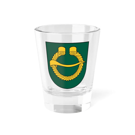 Coat of Arms of Cesvaine (Latvia) (Coat of Arms) Shot Glass 1.5oz 1.5oz - Go Mug Yourself
