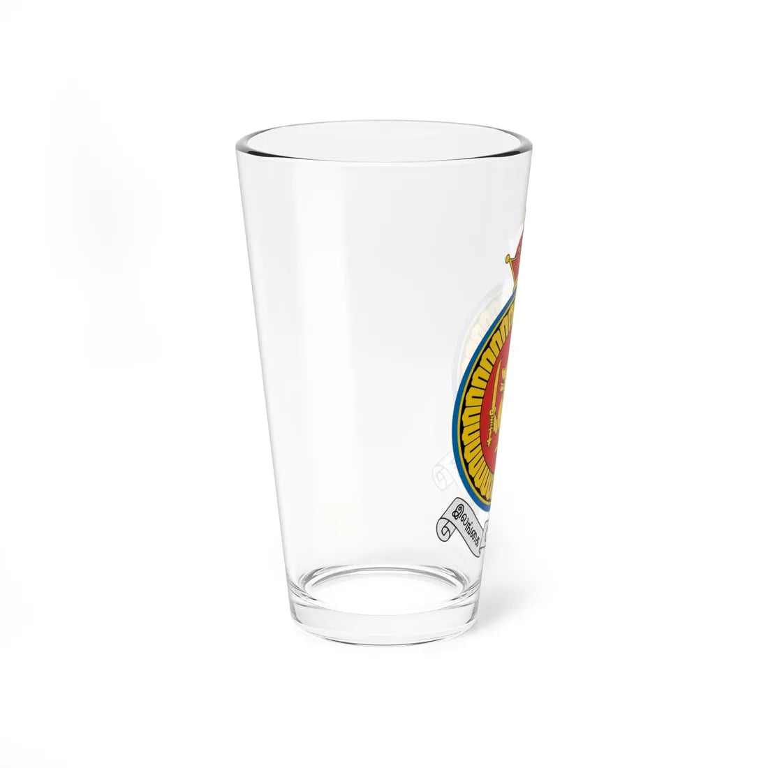 Coat of arms of Ceylon 1952-1972 (Sri Lanka) (Coat of Arms) Pint Glass 16oz - Go Mug Yourself