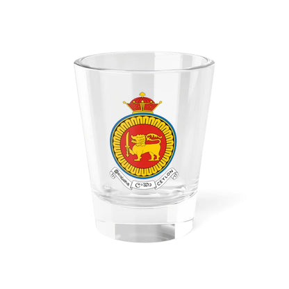Coat of arms of Ceylon 1952-1972 (Sri Lanka) (Coat of Arms) Shot Glass 1.5oz 1.5oz - Go Mug Yourself