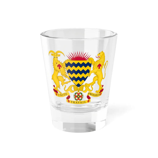 Coat of Arms of Chad (Chad) (Coat of Arms) Shot Glass 1.5oz 1.5oz - Go Mug Yourself