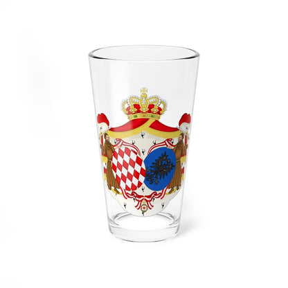 Coat of Arms of Charlene Princess of Monaco (Spain) (Coat of Arms) Pint Glass 16oz 16oz - Go Mug Yourself