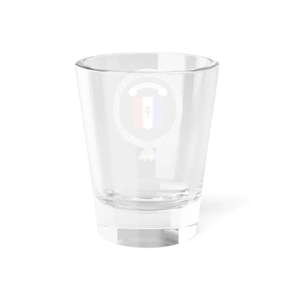 Coat of Arms of Charles De Gaulle Order of the Elephant Variant (Denmark) (Coat of Arms) Shot Glass 1.5oz - Go Mug Yourself